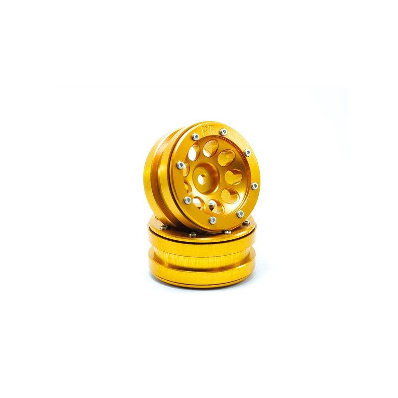 Beadlock Wheels PT- Ecohole Gold/Gold 1.9