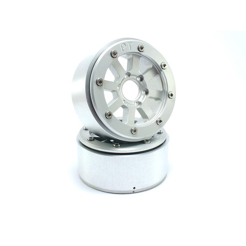 Beadlock Wheels PT-Hammer Silver/Silver 1.9