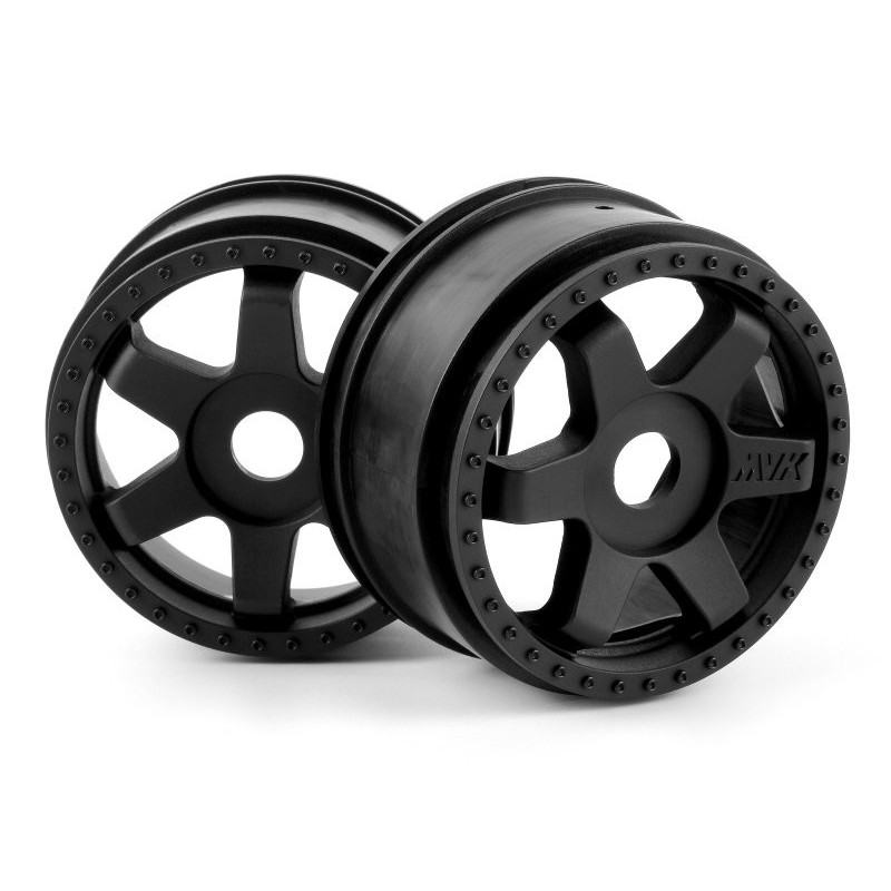 QuantumR Race Truck Wheel (Black/2pcs)
