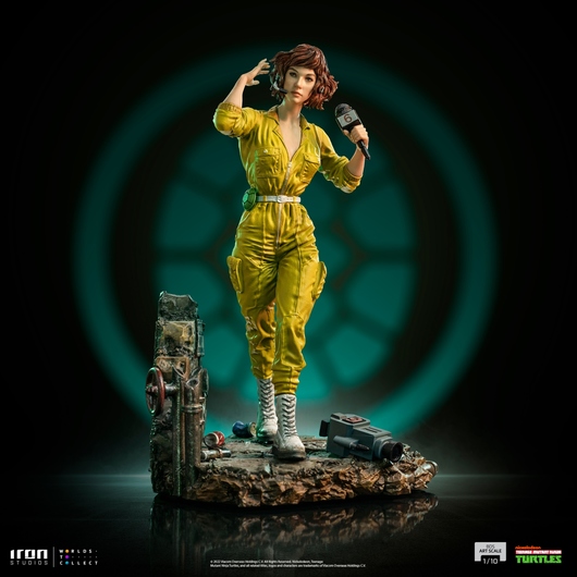 FIGURA ART SCALE AS TARTARUGAS NINJA APRIL O'NEIL