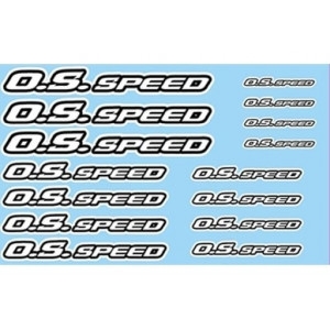 O.s.speed pro decal 2023 white