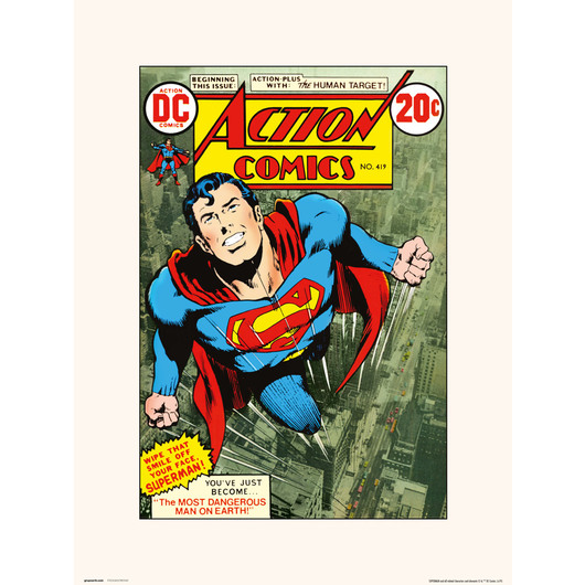PRINT 30X40 CM DC ACTION COMICS 419