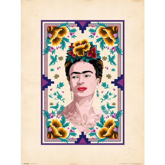 PRINT 30X40 CM FRIDA KAHLO ILUSTRACION