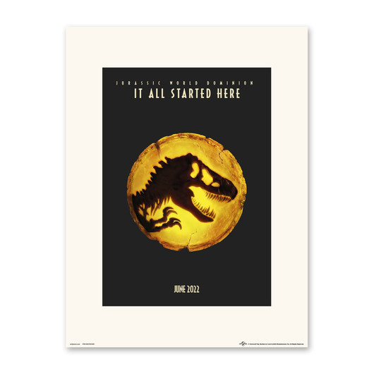 PRINT 30X40 CM JURASSIC WORLD DOMINION