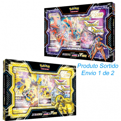 PKM Deoxys / Zeraora VMAX & VSTAR Battle Box