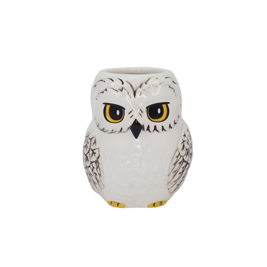 MINI VASO E PORTA-LÁPIS 3D HARRY POTTER HEDWIG