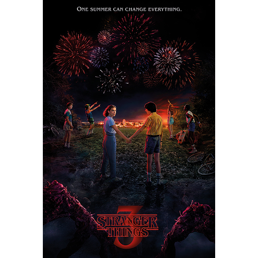 POSTER STRANGER THINGS ONE SUMMER