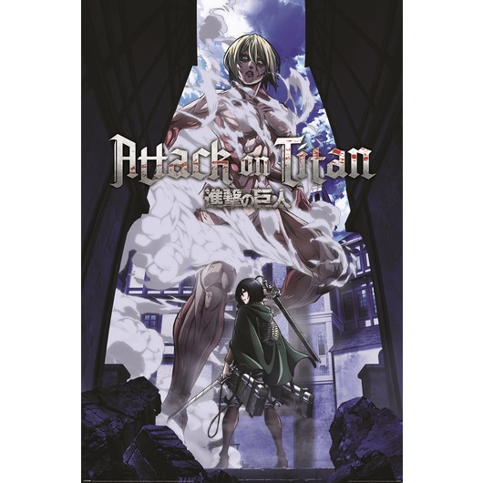PÓSTER ATTACK ON TITAN S3 FEMALE TITAN APPROACHES