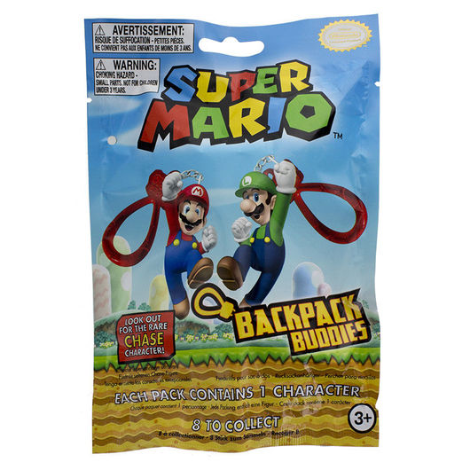 BACKPACK BUDDIES SUPER MARIO SÉRIES 2 SURTIDO