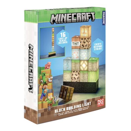 LÂMPADA MINECRAFT BLOCK BUILDING V2