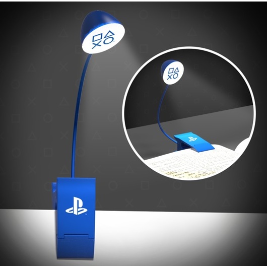 LÂMPADA DE LEITURA PLAYSTATION LOGÓTIPO