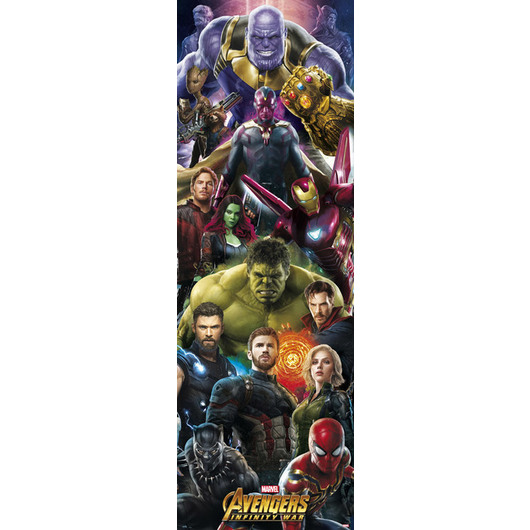 POSTER PORTA MARVEL AVENGERS INFINITY WAR