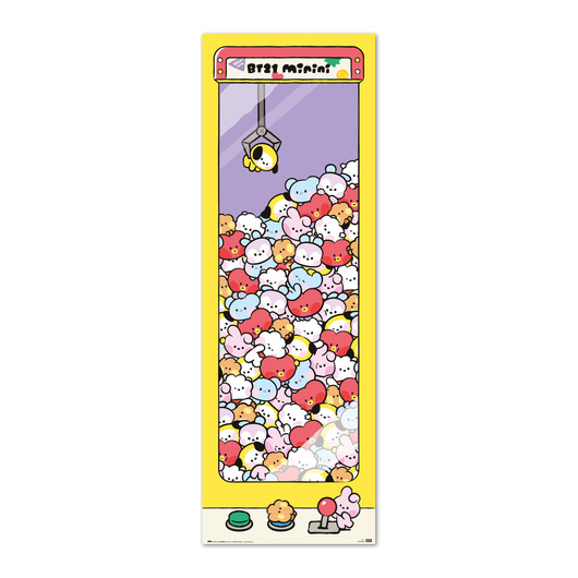 POSTER PORTA BT21 ARCADE MACHINE