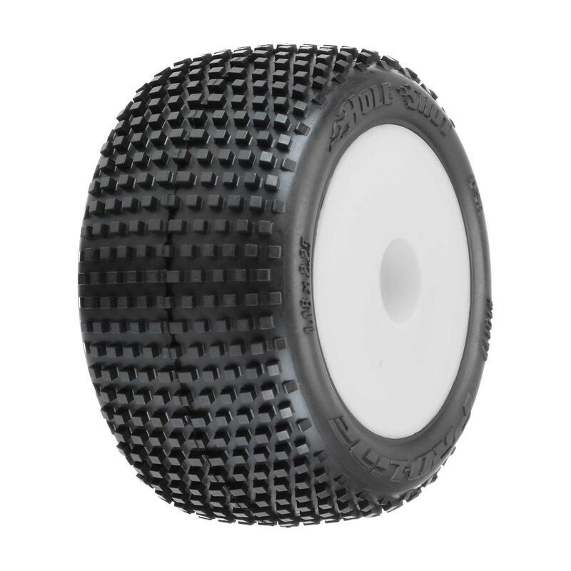 Hole shot tires mtd white mini-t 2.0 f/r