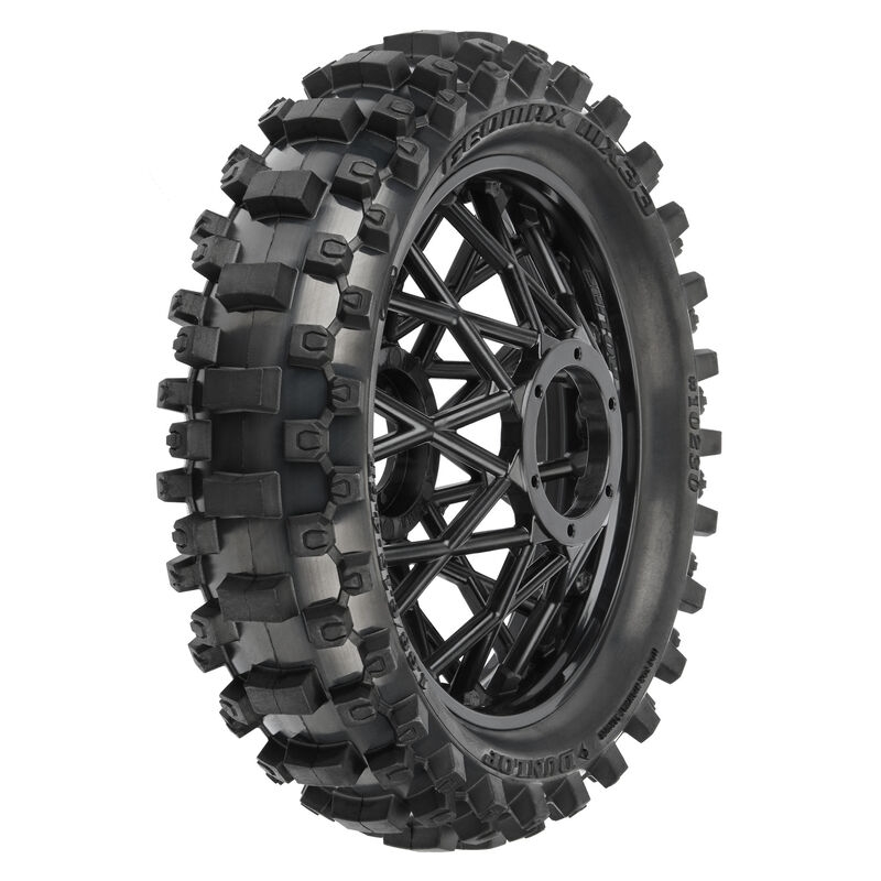 Dunlop geomax mx33 v2 bead cr4 rear tire mtd bullyspoke black: promoto-mx