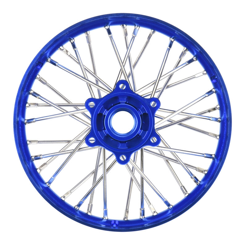 PROLINE 1/4 Jante Pro-Spec Aluminum V2 Bead Montada Traseira Azul/Azul Promoto-MX