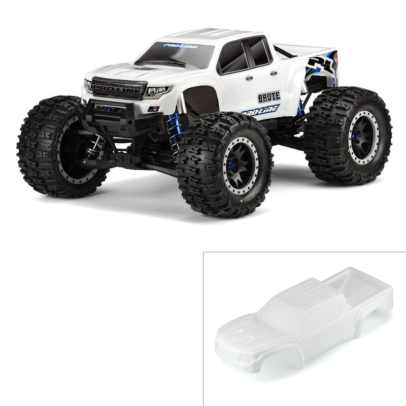 Pre-cut brute bash armor body (white) for x-maxx