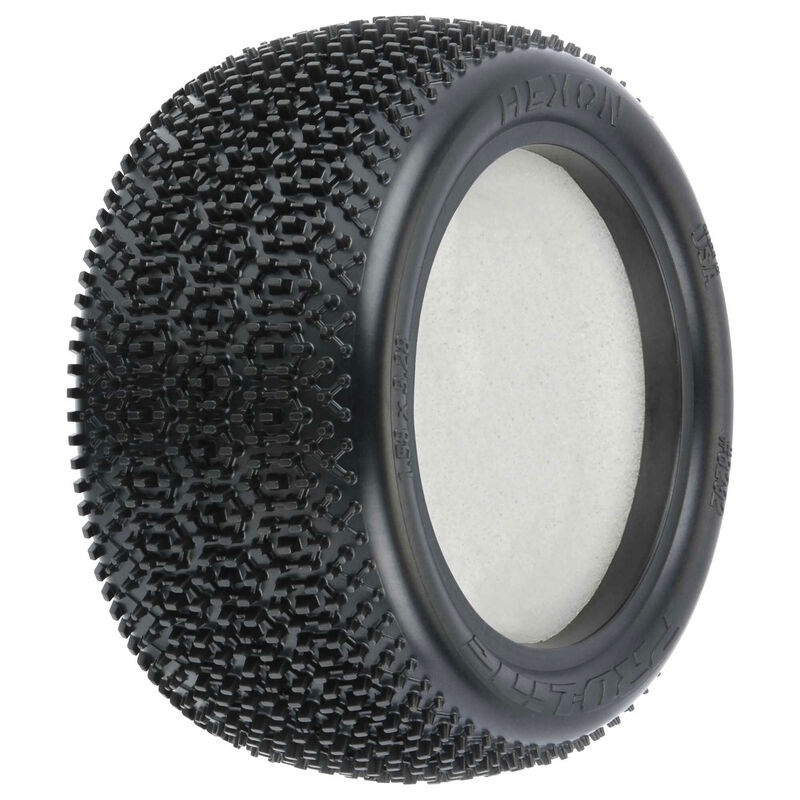 1/10 hexon cr4 rear 2.2’’ carpet buggy tires (2)