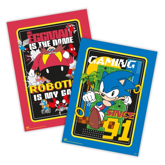 CONJUNTO MINIPOSTERS SONIC