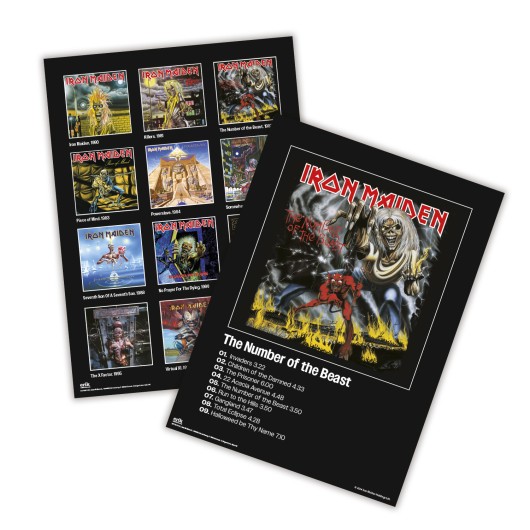 CONJUNTO MINIPOSTERS IRON MAIDEN