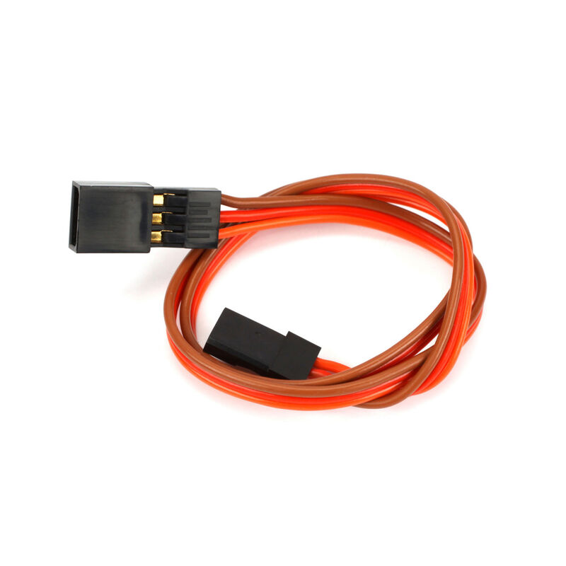 Servo extension lead: 12’’ heavy-duty