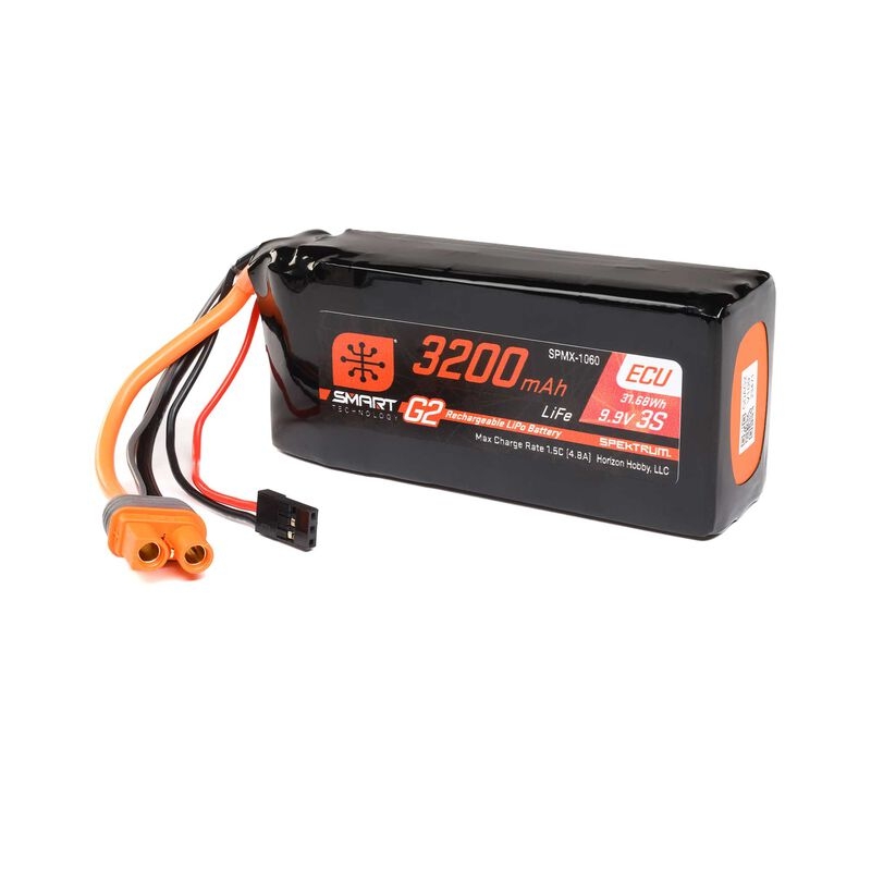 Smart g2 ecu life battery 3200mah 3s 10c ic3
