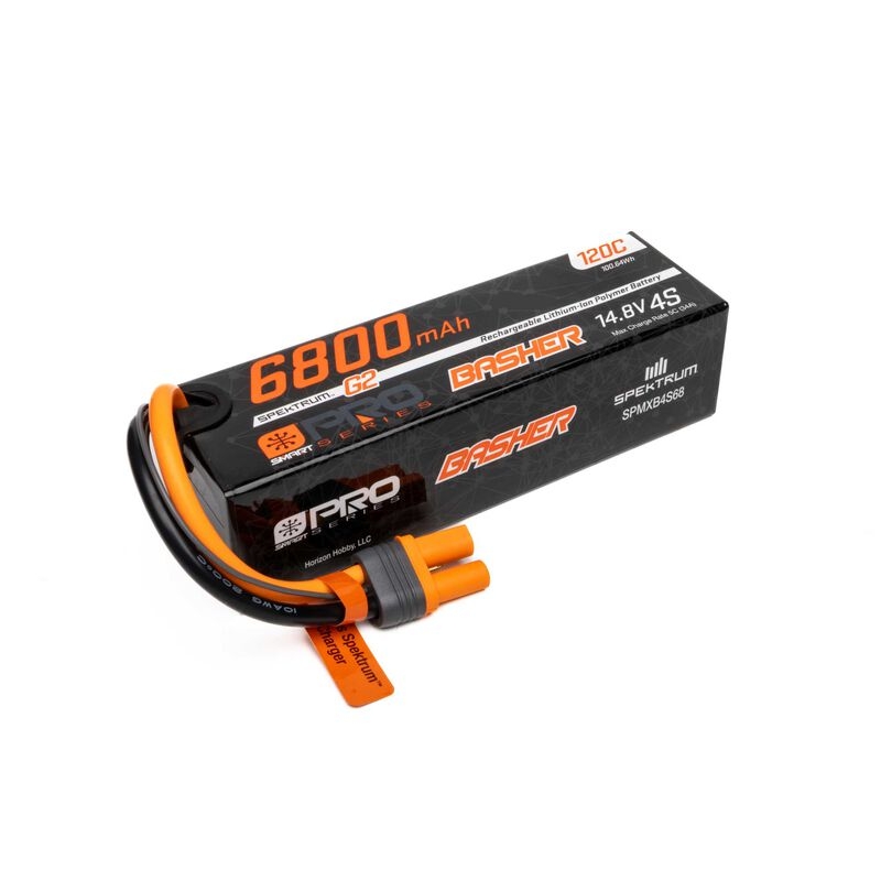 SPEKTRUM Smart LiPo G2 Pro Basher 14.8V - 6800mAh 4S 120C IC5