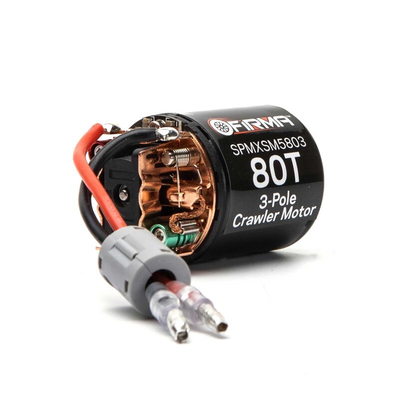 SPEKTRUM Firma 80D Rebuildable 3 Pole Brushed Crawler