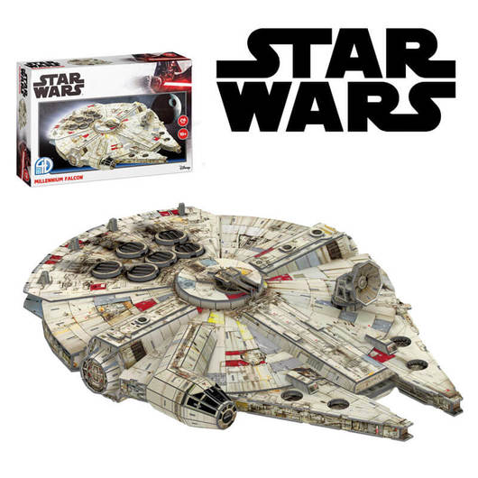 PUZZLE 3D STAR WARS FALCÃO MILENAR