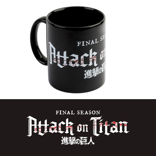 CANECA ATTACK ON TITAN - LOGO
