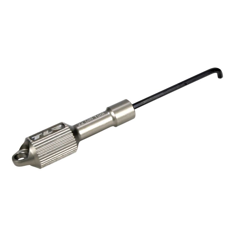 Hex diff wrench, aluminium: 22