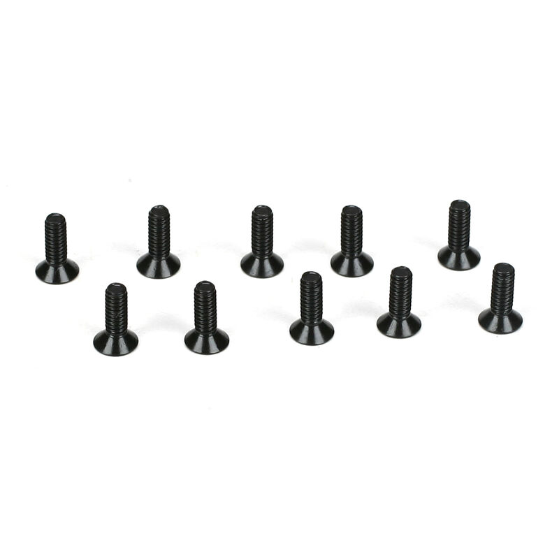 Flathead screws, m2 x 6mm (10)