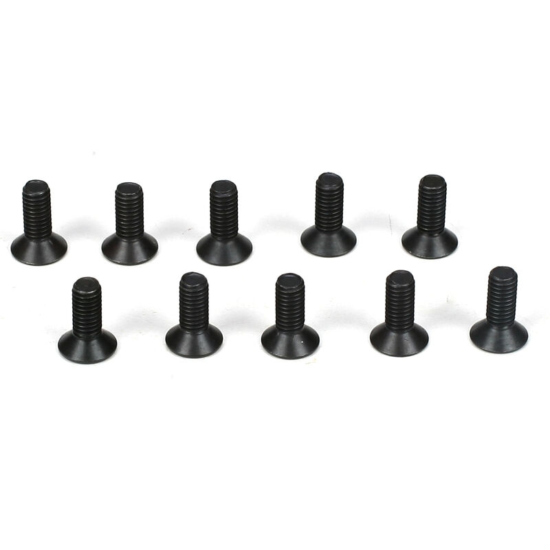 Flathead screws, m3 x 8mm (10)