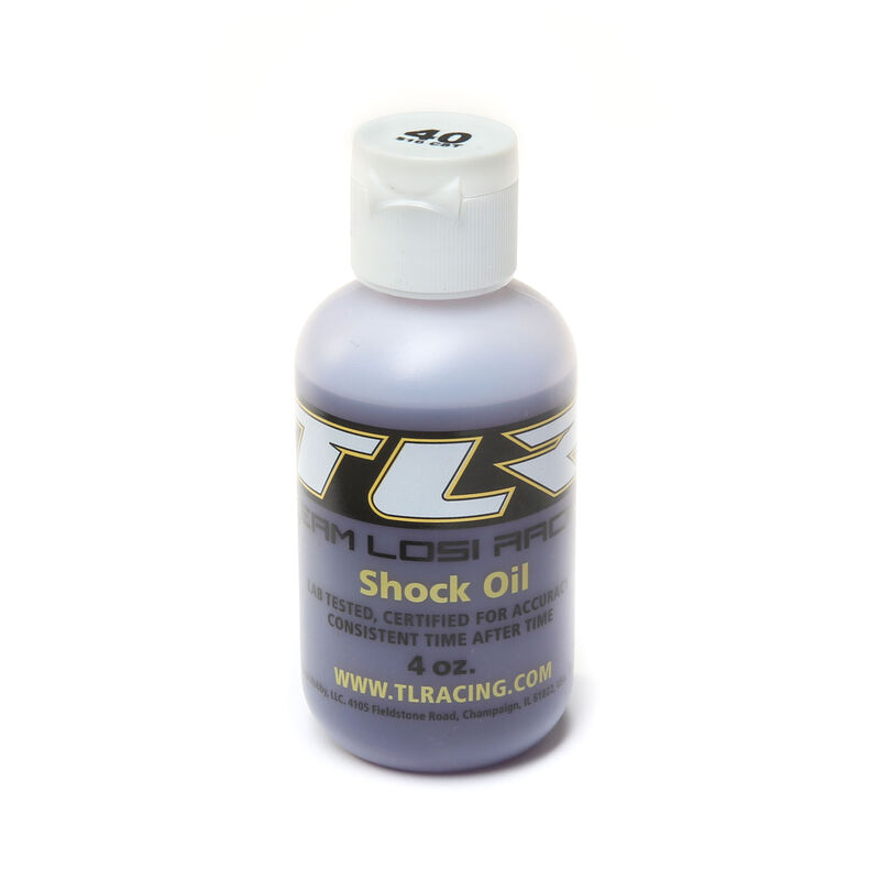 Silicone shock oil, 40wt, 4oz