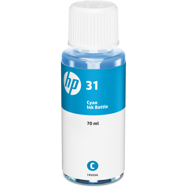 Tinteiro HP 31 Ciano 1VU26A 70ml 8k