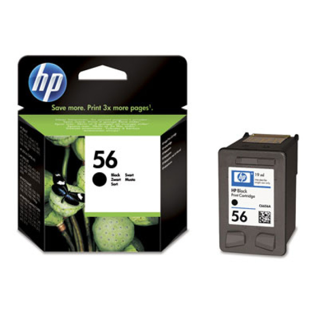 Tinteiro HP Original HP 56 Preto CC6656AE
