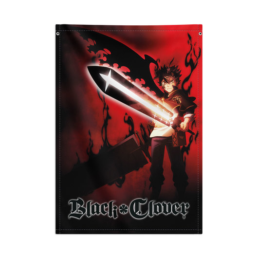 BANDEIROLA DECORATIVA BLACK CLOVER