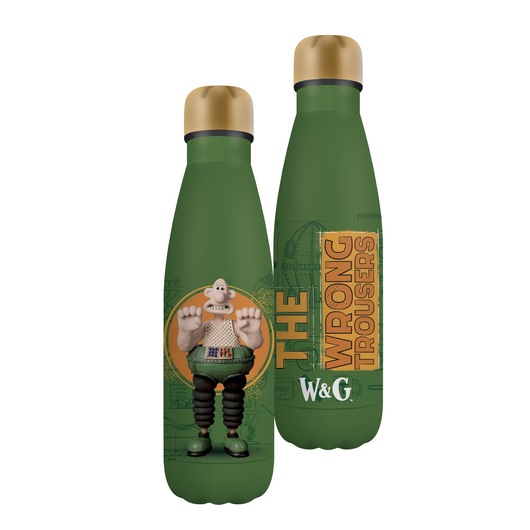 GARRAFA METÁLICA WALLACE E GROMIT - WALLACE